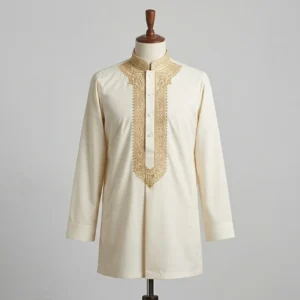 Gold Embroidered Thobe