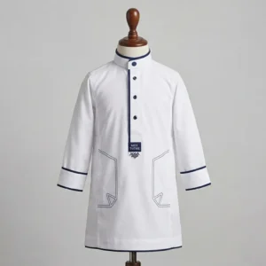 Kids White Thobe
