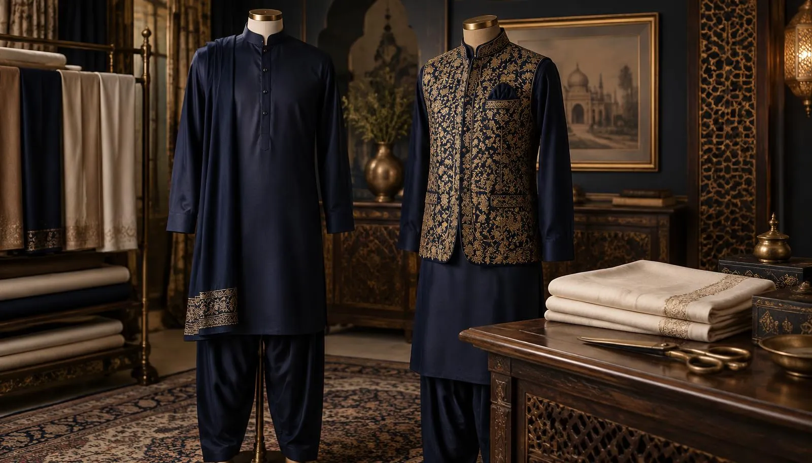 Premium Ashraf Cloth House custom tailoring craftsmanship